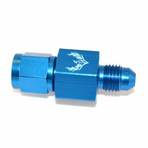 Gauge Adapters with 1/8" NPT Port - Female AN Swivel to Male NPT with 1/8" Gauge Port