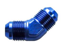Adapters - 45 Degree AN Male to Male Elbow