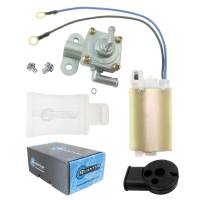 Quantum - Quantum Electric Fuel Pump & Petcock for Suzuki GSX-R600 Carbureted 1997-2000, Replaces 15100-34E00
