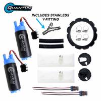 Quantum - Quantum Dual Performance 340LPH E85 Intank Fuel Pumps + Kit & Y-Fitting for Ford F150 Lightning SVT All 1999-2004