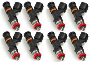 Injector Dynamics - ID1300, for 93-97 Firebird / LT1 applications. 14mm (purple adapter tops). Set of 8. - Image 1