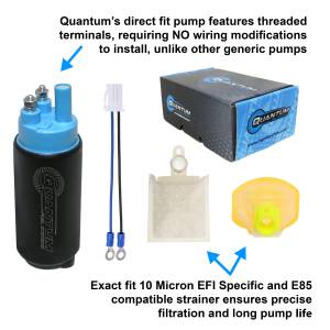 Quantum - Quantum OEM Replacement EFI Fuel Pump w/ Regulator & Tank Seal for Suzuki  GSX-R1000 2001-2004, Replaces 15100-35F10 - Image 1