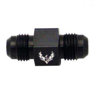 Phenix Industries - Flare Union Adapter With Port -8AN With 1/8" Port Black - Image 1