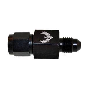 Phenix Industries - Female -10AN Swivel to -10AN Male With 1/8 Port Clear - Image 1