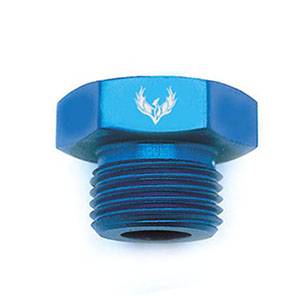 Phenix Industries - Straight Thread O-Ring Plug -10AN Blue - Image 1