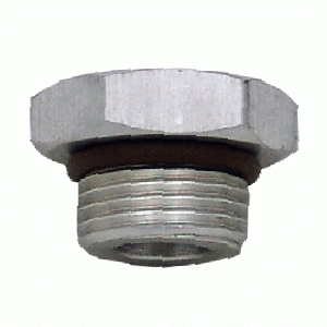 Phenix Industries - Straight Thread O-Ring Plug -12AN Clear - Image 1
