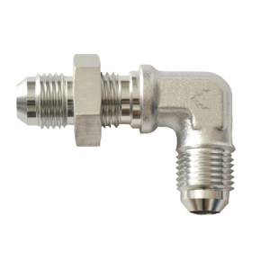 Phenix Industries - 90 Degree Bulkhead Flare Union -12AN Clear - Image 1