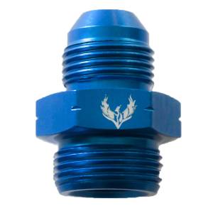 Phenix Industries - Stack Plate Oil Cooler Fitting M22X1.5 to -4AN Male Blue - Image 1