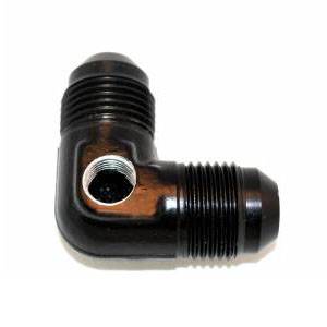 Phenix Industries - 90 Degree Flare -6AN With 1/8 NPT Port Black - Image 1