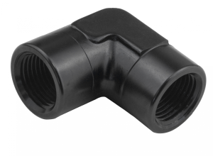 Phenix Industries - 90 Degree Female Pipe Elbow 1" NPT Black - Image 1