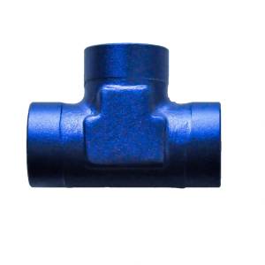 Phenix Industries - Female TEE 1/8" NPT Blue - Image 1