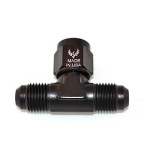 Phenix Industries - AN Flare TEE to Female Swivel on Branch -8AN Black - Image 1