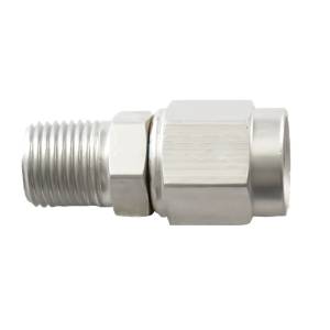 Phenix Industries - Straight Swivel Female to Male -3AN to 1/8" NPT Clear - Image 1