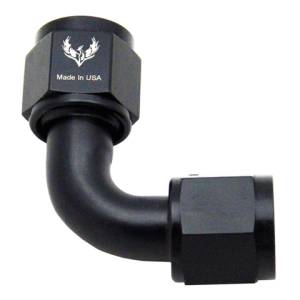 Phenix Industries - 90 Degree Swivel Coupler -3AN to NPT Black - Image 1