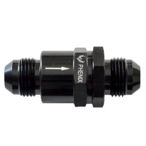 Phenix Industries - One Way Check Valves -8AN Black - Image 1