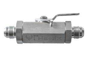 Phenix Industries - Inline Shutoff Valve -12AN Clear - Image 1