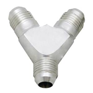 Phenix Industries - Male Y Fittings -4AN x -3AN x -3AN Clear - Image 1