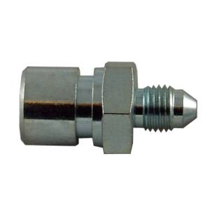 Phenix Industries - AN to IF Female NPT Straight -3AN to 7/16" to 24 Zinc-Plated Steel, Pack of 2 - Image 1