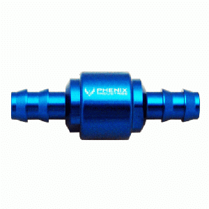 Phenix Industries - Inline 40 Micron Compact Push Lok Filter 5/16 Hose By 3 In Blue - Image 1