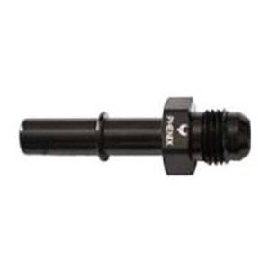 Phenix Industries - AN to Male Quick Connect Straight -8AN to 5/16" Black - Image 1