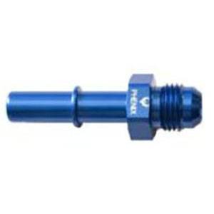 Phenix Industries - AN to Male Quick Connect Straight -8AN to 5/16" Blue - Image 1