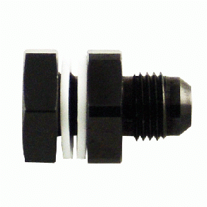 Phenix Industries - Fuel Cell Bulkhead -6AN Black - Image 1