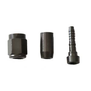 Phenix Industries - Crimp PTFE Hose End Straight -3AN Stainless - Image 1