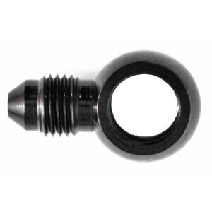 Phenix Industries - Banjo Straight Short -3AN to 12MM 7/16" to 24 Black Plated Steel - Image 1