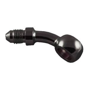 Phenix Industries - 20 Degree Banjo -4AN to 12MM Steel Black - Image 1
