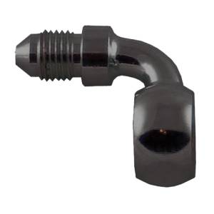 Phenix Industries - 90 Degree Banjo -3AN to 12MM Steel Black - Image 1