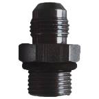 Phenix Industries - Late Mustang Fitting -06AN to 9/16" x 18 Black - Image 1