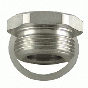 Phenix Industries - Carburetor Inlet Plugs 7/8" to 20 (Clear Anodized) - Image 1