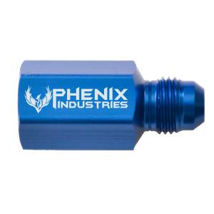 Phenix Industries - AN to Metric Fittings -6AN Male to 14MM Female Blue - Image 1