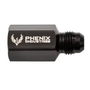 Phenix Industries - AN to Metric Fittings -6AN Male to 16MM Female Black - Image 1