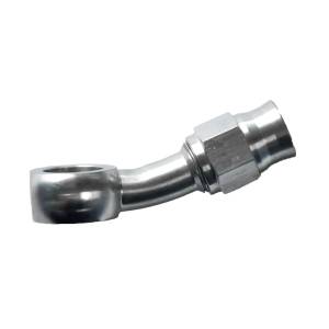 Phenix Industries - 20 Degree Reusable Banjo Hose End -3AN to 7/16 Stainless - Image 1