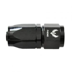 Phenix Industries - Compression Swivel Hose End -20AN Straight Black - Image 1