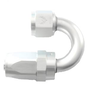 Phenix Industries - Compression Swivel Hose End -20AN x 180 Degree Clear - Image 1