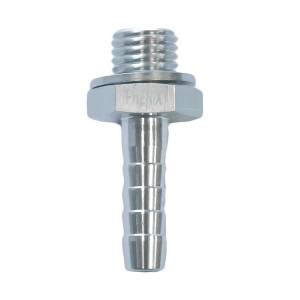 Phenix Industries - Straight Barb to Pipe Adapter -4AN to 1/4" NPT Clear - Image 1