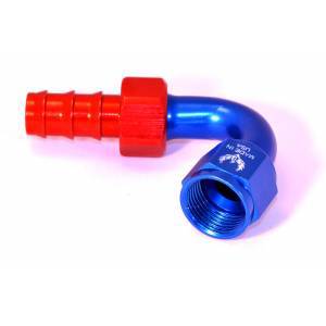 Phenix Industries - Push-Lok Hose End -12AN x 120 Degree Red/Blue - Image 1