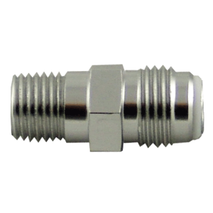 Phenix Industries - TEFLOK Straight Flare to Pipe -10AN to 1/4" NPT Clear - Image 1