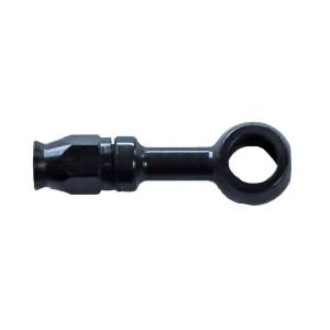 Phenix Industries - Banjo Hose End Non-Swivel -03 x 10MM 3/8 Straight Steel Black - Image 1