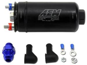 AEM Electronics - GENUINE AEM 50-1005 High Flow In Line Fuel Pump 380LPH - Image 1