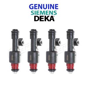 Siemens Deka - GENUINE SIEMENS DEKA 220LB 2350CC FUEL INJECTORS EV1 14.5mm ORings 2310cc FI11242 110333,  (Set of 4) - Image 1