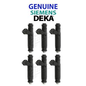 Siemens Deka - GENUINE SIEMENS DEKA 60LB Fuel Injectors 107961 FI114961 EV1 60mm Length 630cc (Set of 6) - Image 1