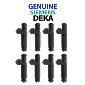 Siemens Deka - GENUINE SIEMENS DEKA 60LB Fuel Injectors 107961 FI114961 EV1 60mm Length 630cc (Set of 8)  - Image 1