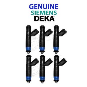 Siemens Deka - GENUINE SIEMENS DEKA 80LB 835CC FUEL INJECTORS EV6 USCAR FI11491 109991 (Set of 6) - Image 1