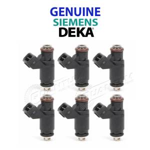 Siemens Deka - GENUINE Siemens Deka 80LB 840cc Compact Fuel Injectors EV1 FI114700 (6 Injector) - Image 1