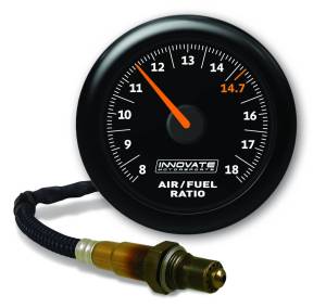Innovate Motorsports - GENUINE Innovate 3855 MTX-AL Analog, Air/Fuel Ratio Gauge Kit w/O2, Black Dial - Image 1