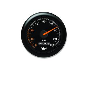 Innovate Motorsports - GENUINE Innovate 3859 MTX Analog, Oil Pressure Gauge Kit, Black Dial - Image 1