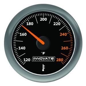 Innovate Motorsports - GENUINE Innovate 3861 MTX Analog Fluid Temp Gauge Kit, Black Dial - Image 1